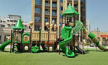 碧桂园金地嘉园大型滑梯组合案例