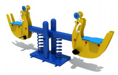  乐鱼体育游乐双人海豚儿童弹