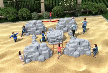 乐鱼体育儿童攀爬墙攀岩石钻