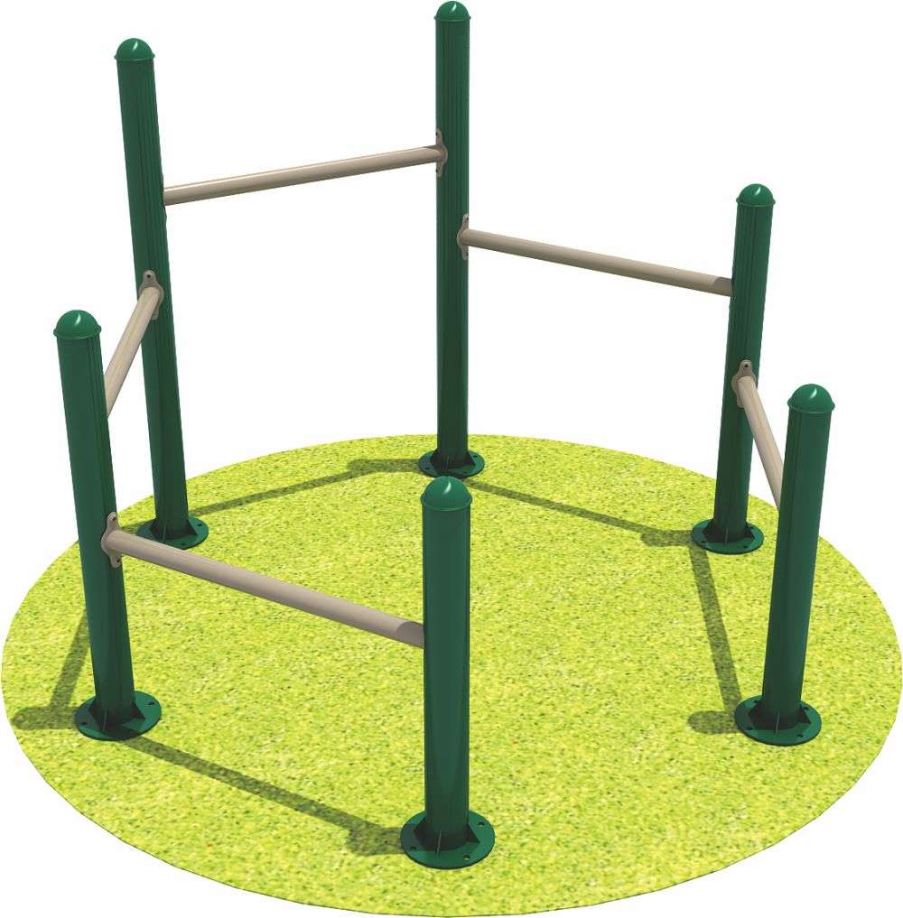 乐鱼体育健身器材 五位压腿器