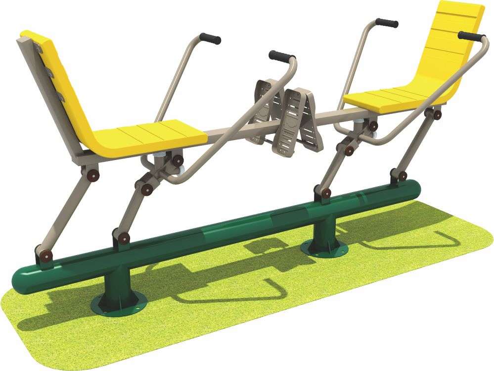 乐鱼体育健身器材 双人坐推器