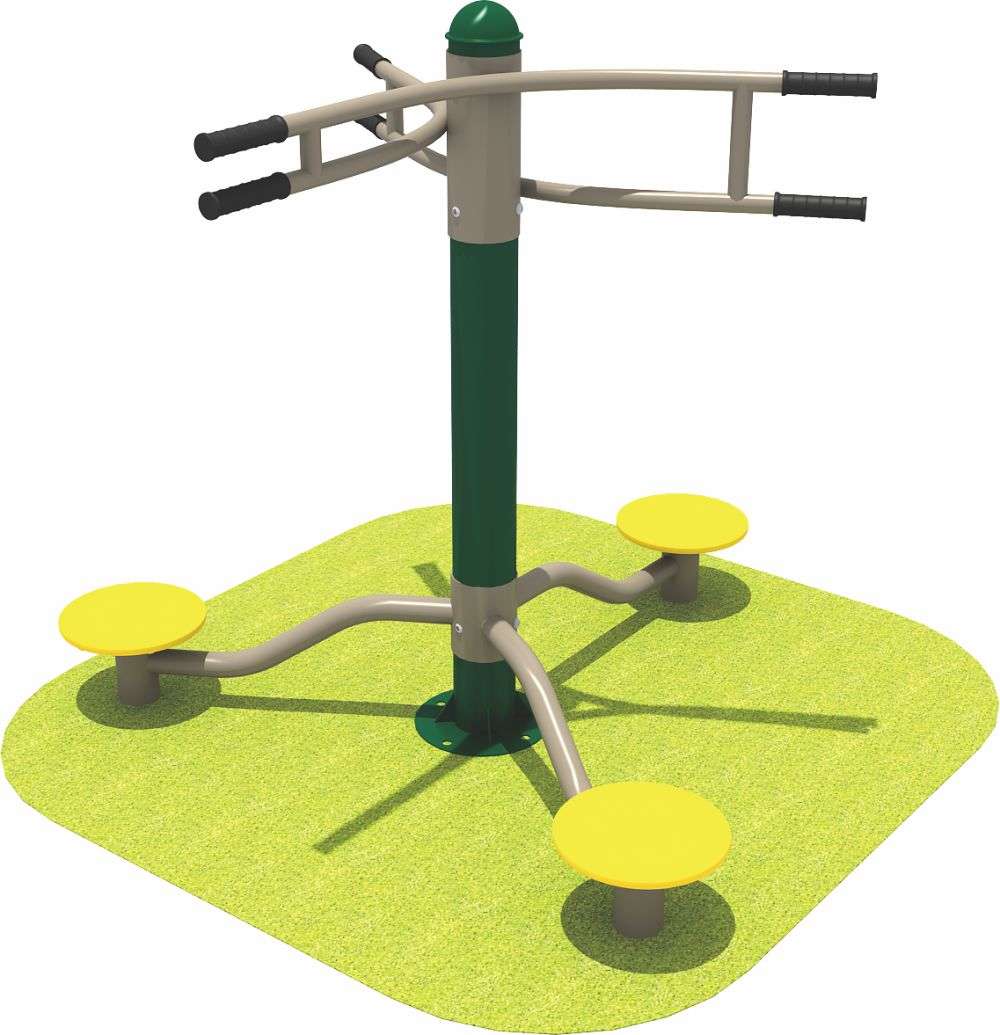 乐鱼体育健身器材 三位转腰器